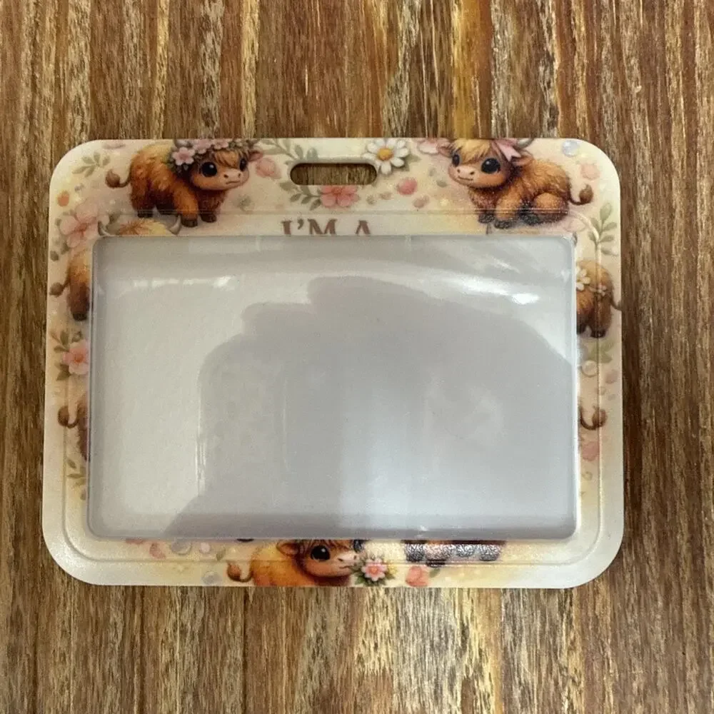 I’m A Cow-Aholic Badge ID Holder